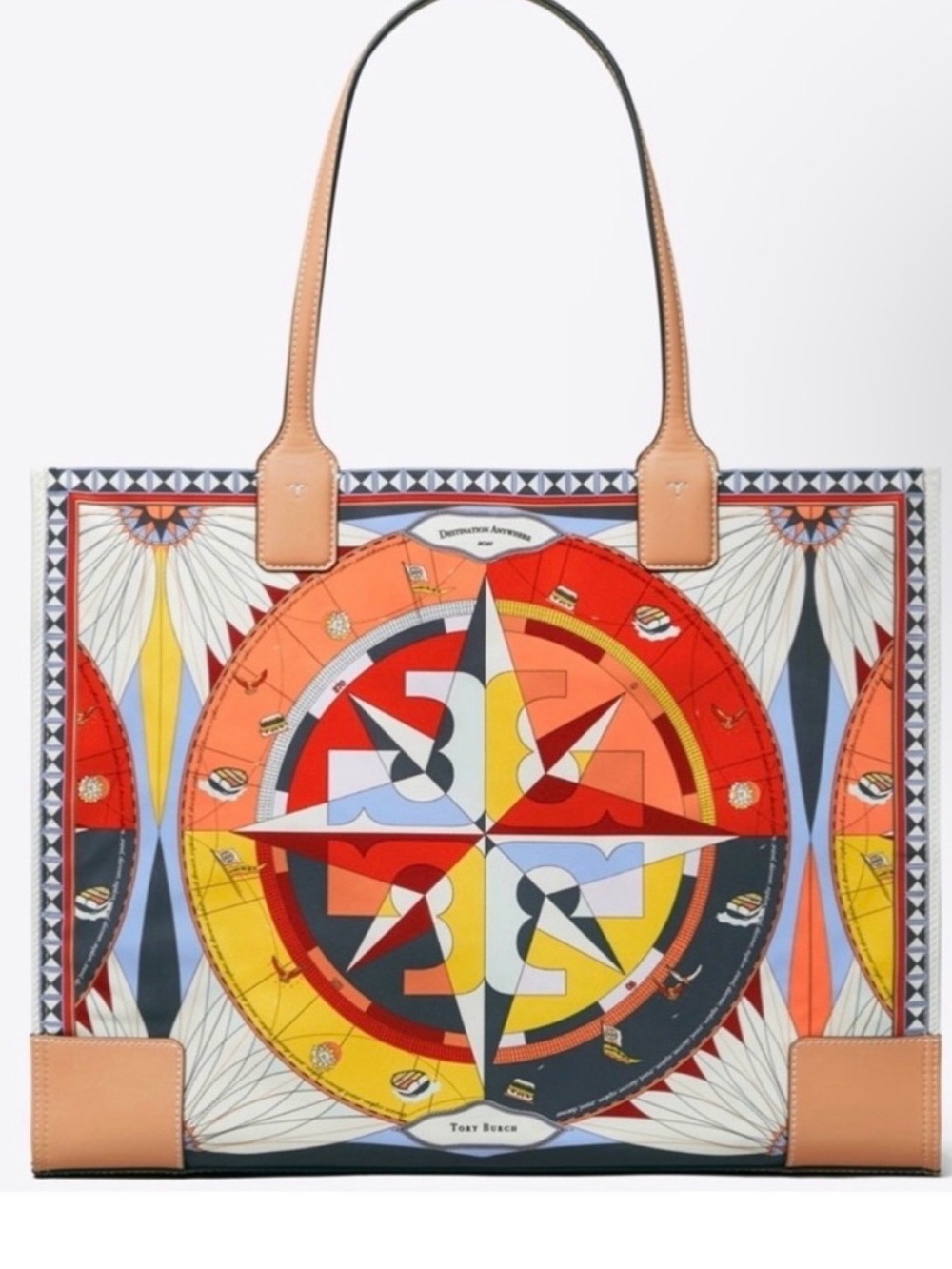 Tory Burch ~ Ella Tote ~ "Destination Awaits 2021" - Picture 2 of 8